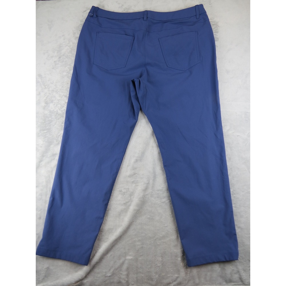 Lululemon Mens Pants 40 Blue Stretch Performance 5 Pocket Casual - Picture 6 of 7